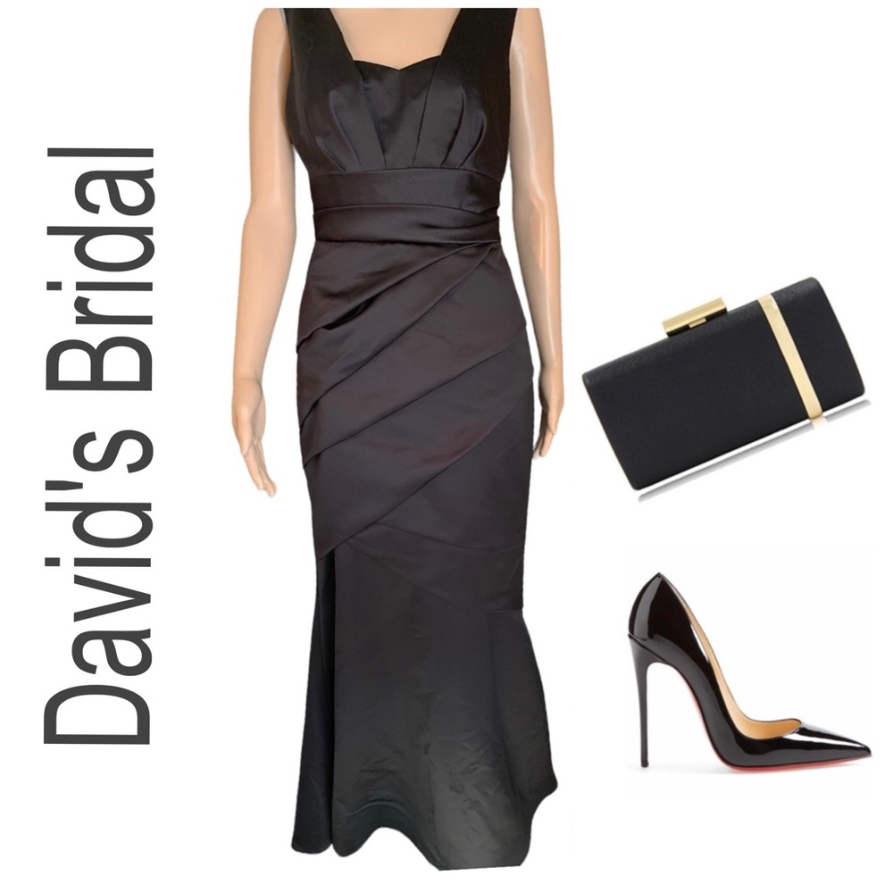 DAVID BRIDAL MERMAID SILHOUETTE EVENING GOWN - SZ 4